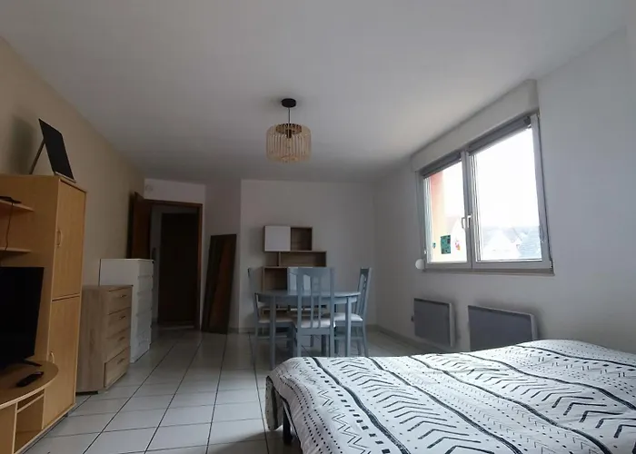 صورة Appart Cosy Avec Balcon - 4 Pers - Proche Strasbourg جيسبولشا