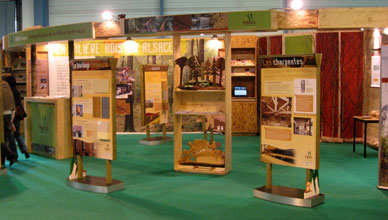 Photo de l'exposition au salon de Strasbourg.