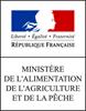 Logo du Ministère de l'alimentation, de l'agriculture et de la Pêche.